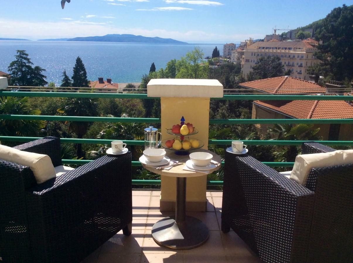 Penthouse Floor Or Floor Piano Nobile In An Austro Hungarian Villa Parking Wifi Away From Roads Green Nr Beach Opatija Zewnętrze zdjęcie